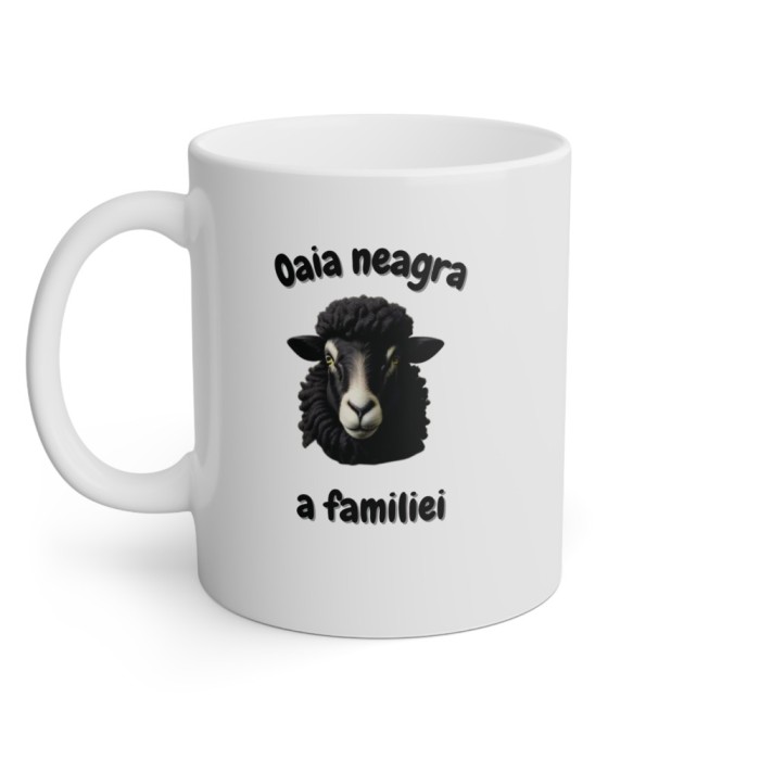 Cana personalizata - Oaia neagra a familiei