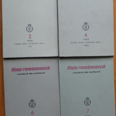 Revista diasporei ; Fiinta romaneasca , 1964 , 1966 , 1967 , 1968 , 4 numere