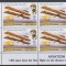 ROMANIA 2008 LP 1793 AVIATIE -100 ANI PRIMUL ZBOR BLOC 4 TIMBRE+2 TABS-URI MNH