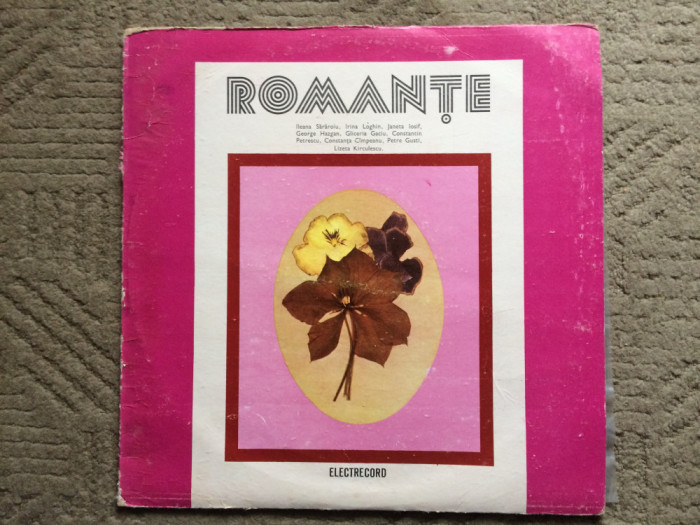 romante selectii disc vinyl lp compilatie muzica usoara populara EPE 02419 VG+