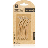 Cumpara ieftin SOFTdent Bamboo Interdental Brushes perie interdentara din bambus 0,6 mm 6 buc