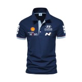 Hyundai Motorsport tricou polo navy 2025 - M