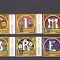 ALFABETUL FLORILOR ,2015 CU TABS IN LIMBA ENGLEZA,Lp.2058, MNH ** ROMANIA.