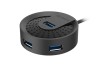 HUB extern A4TECH, porturi USB-A: USB 3.0 x 4, conectare prin USB , cablu 1.0 m, negru, &quot;HUB-30-BK&quot; (timbru verde 0.8 lei)