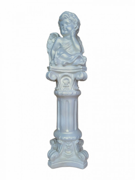 Statueta decorativa, Inger, Alb, 52 cm, DVAN0025G