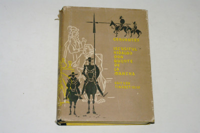 Iscusitul Hidalgo Don Quijote De La Mancha - Cervantes - 1957 foto