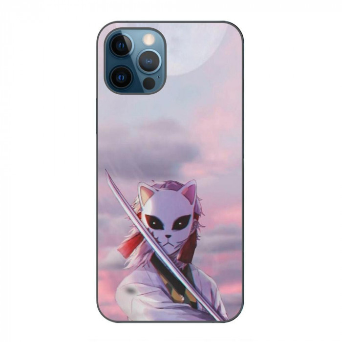 Husa compatibila cu Apple iPhone 12 Pro Max Silicon Gel Tpu Model Demon Slayer Sabito