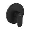 Baterie Dus Incastrabila Hansgrohe Vernis Blend Negru Mat, Monocomanda, Metal, Montaj Perete