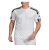 Tricou cu maneca scurta pentru barbati Adidas Squadra 21, GN5723, alb negru, L - OUTLET
