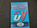MIRCEA BECHEANU Teste de algebra pentru liceu