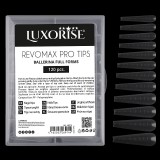Tipsuri Reutilizabile Polygel &amp;amp; Gel REVOMAX PRO TIPS LUXORISE Ballerina - Full Forms, 120 buc