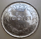1.114 ROMANIA WWII MIHAI I 100 LEI 1944 XF