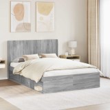 vidaXL Tăblie cap Sonoma gri Lemn prelucrat 889601