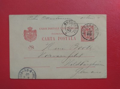 1902 - CARTE POSTALA CIRCULATA IN GERMANIA foto