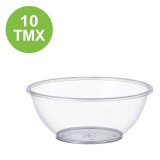 Set 10 mini recipiente reutilizabile din plastic pentru servire,280 ml