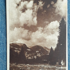457 - Bucegi - Valea Ialomitei / Poiana Tapului carte postala RPR circulata 1951