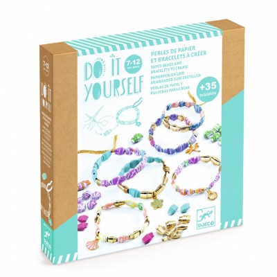 Joc creativ DIY bratari Elegant si auriu, Djeco foto