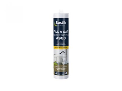 Etansant Acryl A980 Bostik Poate fi vopsit imediat Alb 300 ml foto