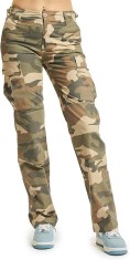 Pantaloni dama cargo Brandit BDU Ripstop, cu imprimeu de camuflaj, 26 - OUTLET