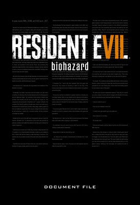 Resident Evil 7: Biohazard Document File foto