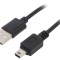 Cablu USB 2.0 A la B Mini 1.8m Negru