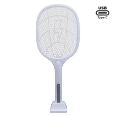 Paleta electrica reincarcabila pentru tantari si insecte cu suport inclus