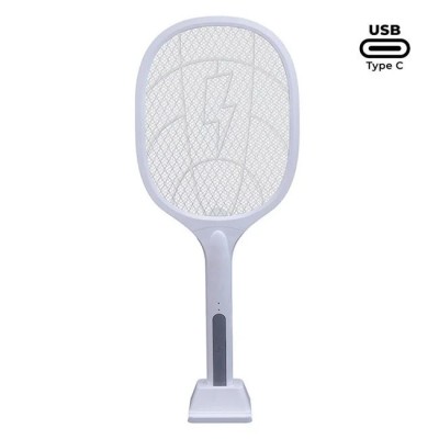 Paleta electrica reincarcabila pentru tantari si insecte cu suport inclus foto