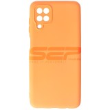 Husa Silicon Samsung Galaxy A12 Orange - Protectie Premium, Calitate Superioara