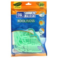 Set Ata Dentara, Dr. Fresh, Kool Floss Mint, Tip Scobitoare, Curatare Rapida, Cerata cu Alunecare Us