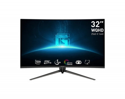 Monitor LED Curbat MSI G32CQ5P VA WQHD 31.5 inch 170Hz 4ms Negru foto