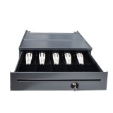 Sertar Bani Metalic Toshiba 40N6806 POS IBM/TOSHIBA, 5 Bancnote, 5 Monede, 475x443x110mm, Gri, Second Hand, Garantie 12 Luni