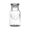 Borcan Sticla 280ml cu Capac Mesaj Home Fantasy, Decorativ Bucatarie, Transparent