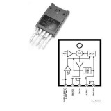 Regulator sursa tensiune flyback skn 650v 58w, Oem