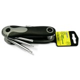 Set chei Torx pliabil Strend Pro HK0208, 8 piese, tip briceag (T9&ndash;T40)