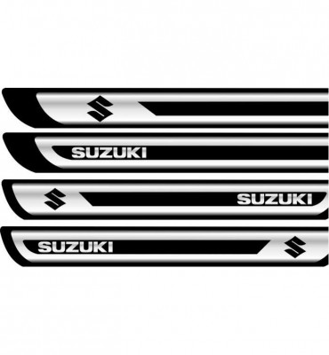 Set Protectie Praguri Sticker Crom Suzuki SN-PPC142 foto