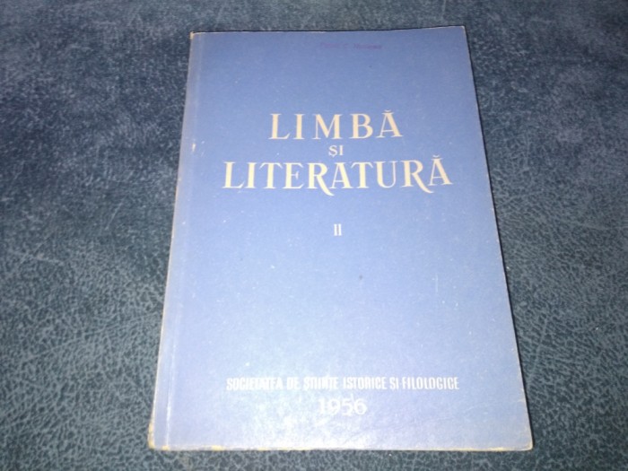 LIMBA SI LITERATURA II 1956