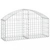 Cos gabion arcuit, 100x30x40/60 cm, fier galvanizat