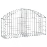 Cumpara ieftin Cos gabion arcuit, 100x30x40/60 cm, fier galvanizat