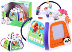 Centru de activitati educativ pentru copii WePro Store, Piramida cu sunete si lumini, Multicolor, 6 luni +