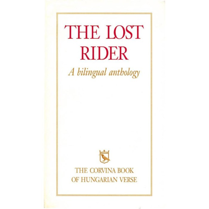 The Lost Rider - A bilingual anthology
