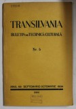 TRANSILVANIA , BULETIN DE TECHNICA CULTURALA , NR. 5 , 1934