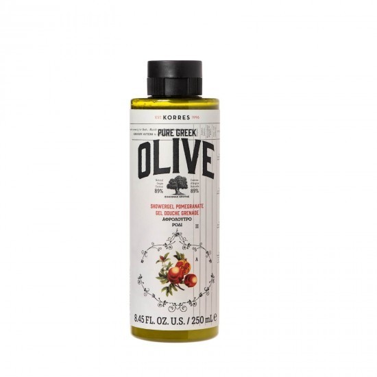 Gel de duș KORRES Pure Greek Olives Granate 250ml