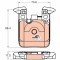 TRW GDB2028 COTEC set placute frana,frana disc