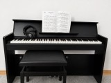 Pian Digital Yamaha YDP-S35- Arius Slim, negru + Scaun reglabil + Căști the t.bone (Set complet, stare EXCELENTĂ)