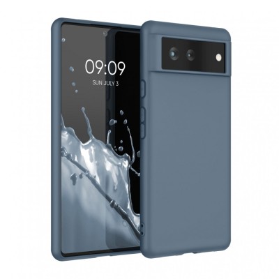 Husa pentru Google Pixel 6, Silicon, Albastru, 55434.202, kwmobile foto