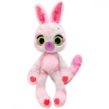 Jucarie de plus parfumata, Bubble Pops, S1, Strawberry Snuggle Bunny, 34 cm