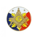 Pin mason rotund drapel