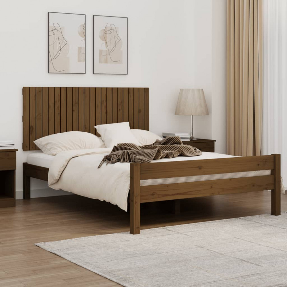 Tablie de pat pentru perete, maro miere, 140x3x60 cm GartenMobel Dekor,  vidaXL | Okazii.ro