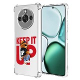 Husa antisoc pentru honor x9c smart, airbag pro, clear, keep it up