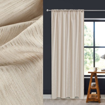 Perdea Decorativă, Model Ecru, Poliester, Dimensiuni 140x260cm foto